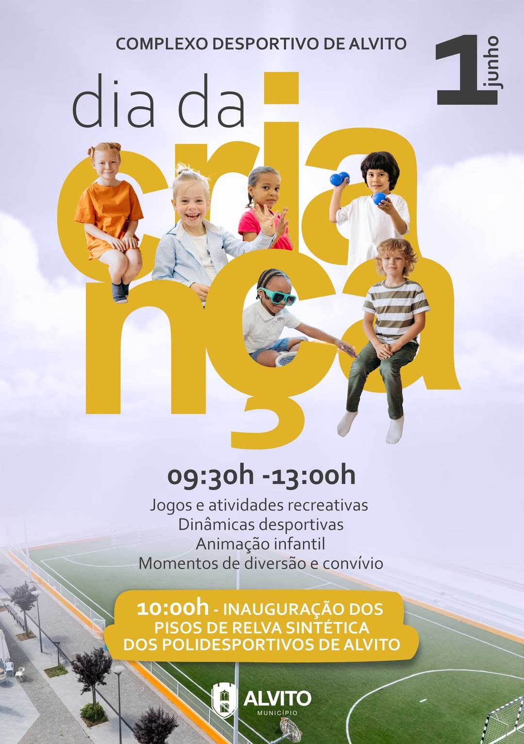Comemorações do Dia da Criança em Alvito

No próximo dia 1 de junho, o Complexo …