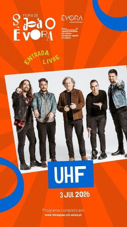 𝗨𝗛𝗙 regressam a Évora!

Uma das bandas mais marcantes do rock português, volta …