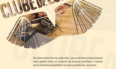 Clube de leitura

Dia 29 de maio reúna-se à volta dos livros e troque experiênci…