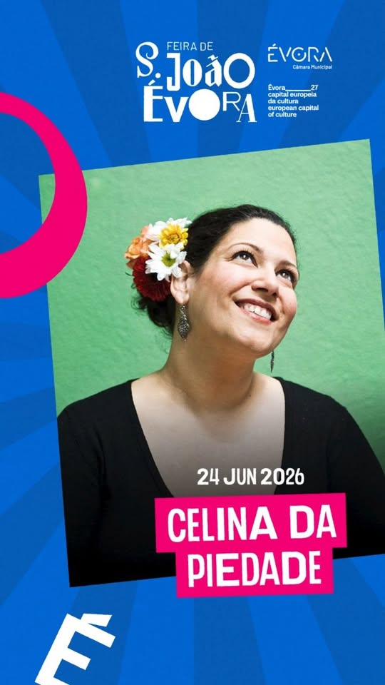Uma noite de alma alentejana na Feira de S. João, com 𝗖𝗲𝗹𝗶𝗻𝗮 𝗱𝗮 𝗣𝗶𝗲𝗱𝗮𝗱𝗲

Com um…