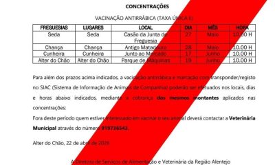 Calendário de Vacinação Antirrábica 2026