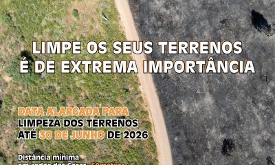 O Serviço Municipal de Proteção Civil vem reforçar a importância da limpeza de t…