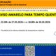 Aviso Amarelo – Tempo quente 
 Entre as 22h39 de dia 27/05 e as 18h00 de dia 30/…