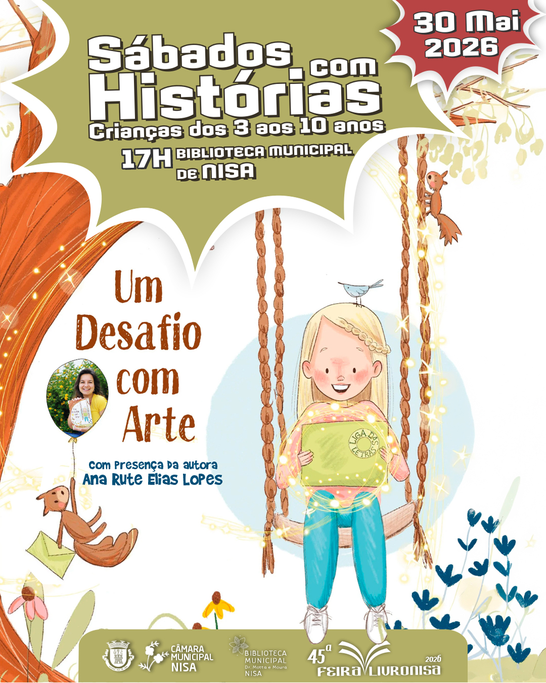Este Sábado é com Histórias na Biblioteca Municipal, pelas 17 horas, no âmbito d… Este Sábado é com Histórias na Biblioteca Municipal, pelas 17 horas, no âmbito d…