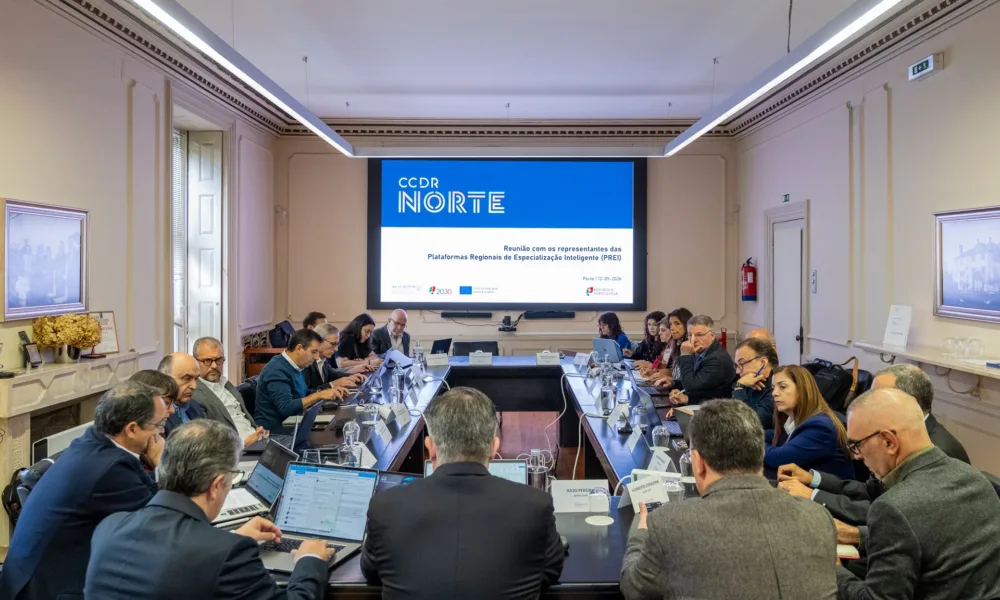 A CCDR NORTE reuniu, a 12 de maio de 2026, com as Plataformas Regionais de Espec…
