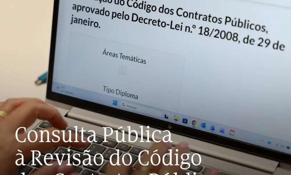 A consulta pública sobre a alteração do Código dos Contratos Públicos decorre at…