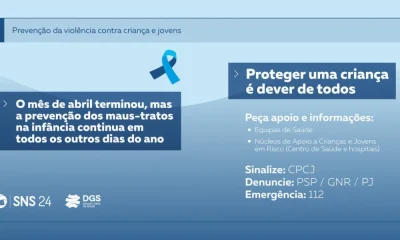 A prevenção dos maus-tratos na infância continua todos os dias.
