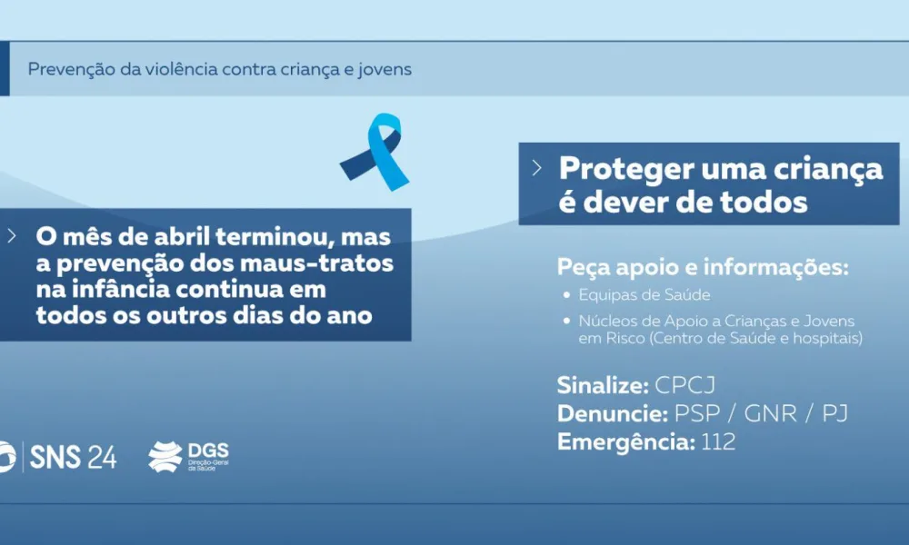 A prevenção dos maus-tratos na infância continua todos os dias.