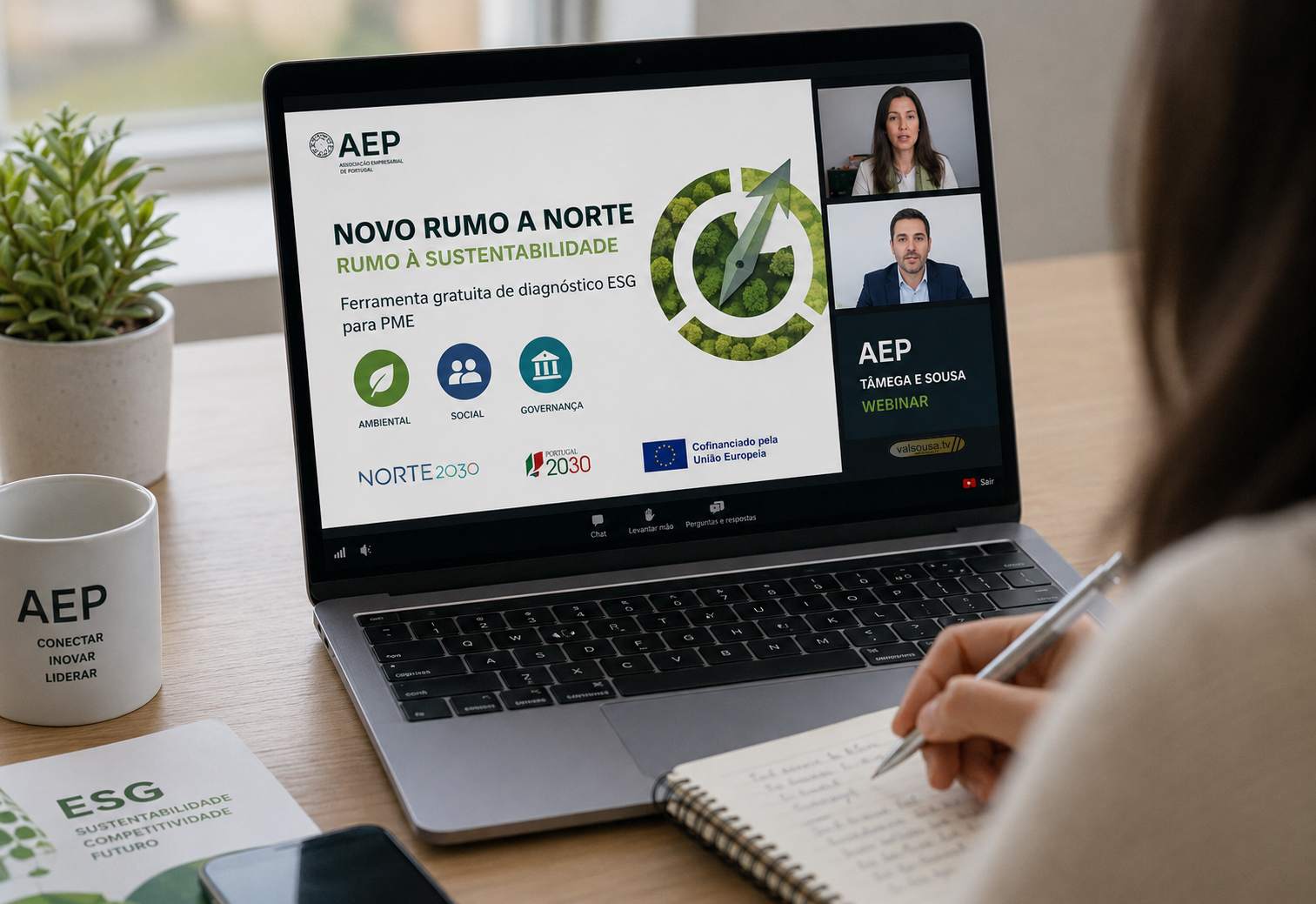 AEP leva debate sobre sustentabilidade empresarial ao Tâmega e Sousa com ferramenta gratuita para PME