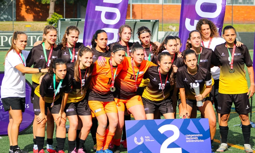U.Porto é vice-campeã nacional universitária de Futebol 7 e Trail