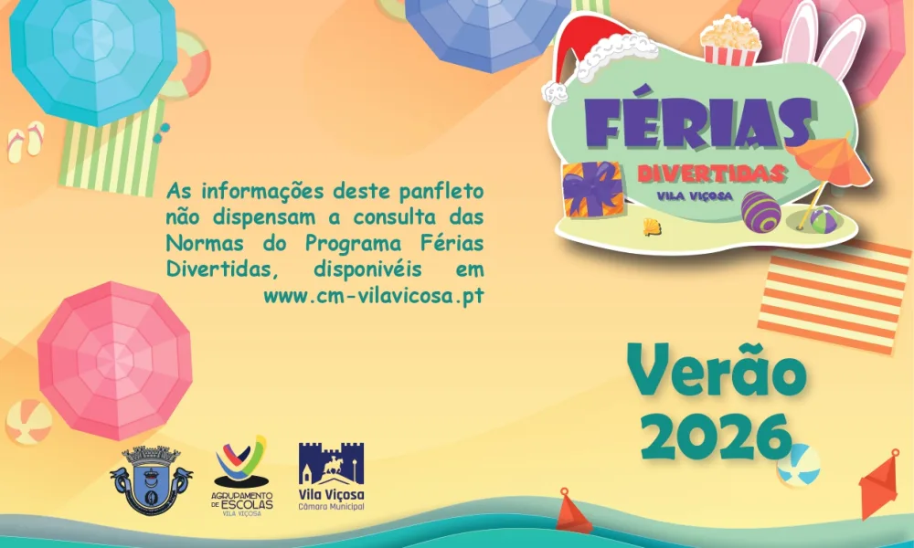 Abertura de Inscrições | Programa Férias Divertidas – Verão 2026 

O Município i…