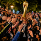 Amarante FC recebeu apoio massivo dos adeptos em frente aos Paços do Concelho numa noite de comunhão perfeita