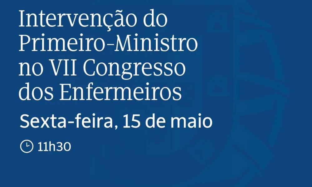 Assista à transmissão em direto da intervenção do Primeiro-Ministro no VII Congr…