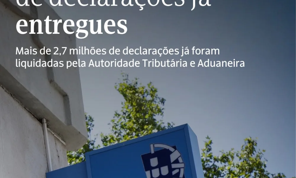 Até 17 de maio, foram entregues quase 3,8 milhões de declarações de IRS relativ…
