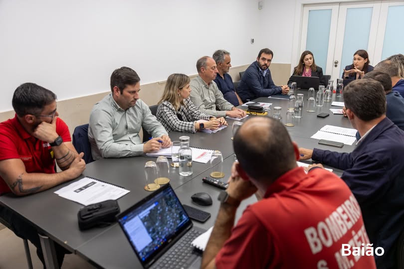Baião reúne juntas e bombeiros para alinhar estratégias de prevenção para a época de incêndios rurais 2026