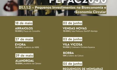 Bioeconomia | Apoios ao Investimento: Sessão em Reguengos de Monsaraz

No próxim…