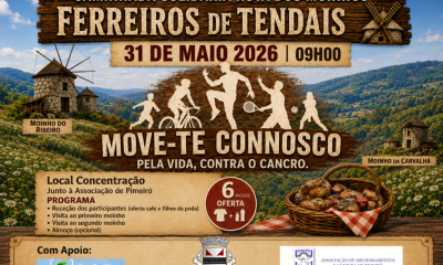 Caminhada solidária percorre Rota dos Moinhos em Ferreiros de Tendais