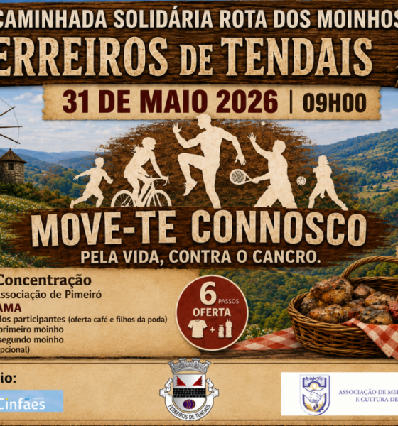 Caminhada solidária percorre Rota dos Moinhos em Ferreiros de Tendais