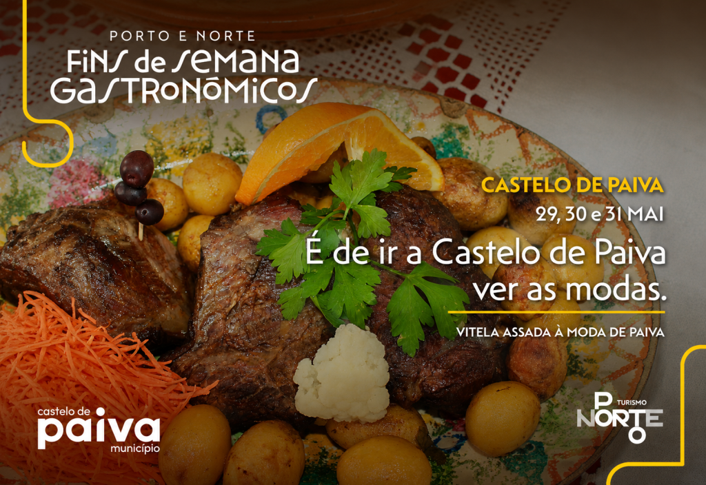 Castelo de Paiva convida à mesa com sabores tradicionais de 29 a 31 de maio
