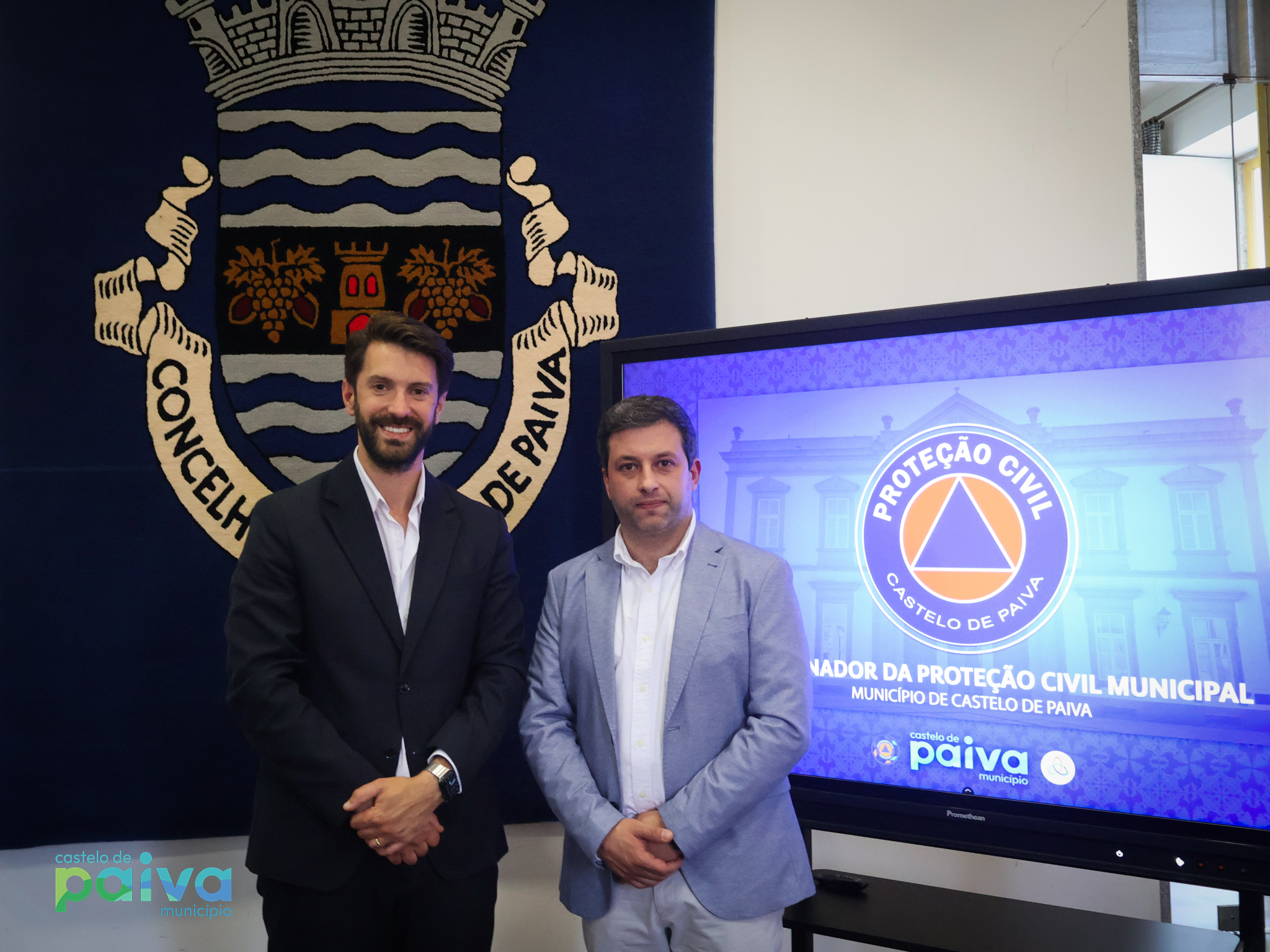 Castelo de Paiva nomeia Eng.º Flávio Moreira como primeiro Coordenador Municipal de Proteção Civil