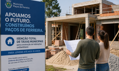 Centenas de jovens já beneficiaram da isenção de taxas para construir casa em Paços de Ferreira