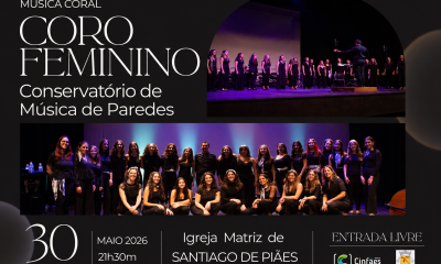 Cinfães recebe concerto do Coro Feminino do Conservatório de Música de Paredes