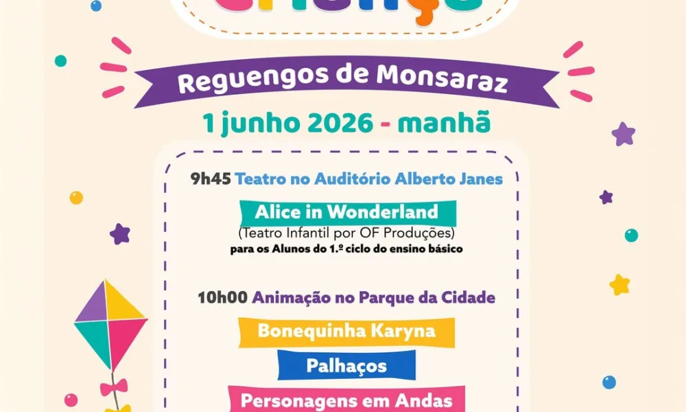 Comemoração do Dia Mundial da Criança | Atividades matinais em Reguengos de Mons…
