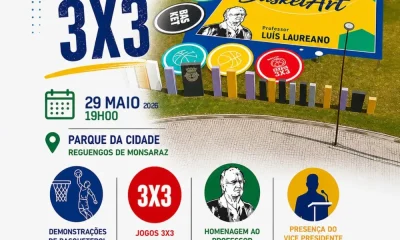 Desporto | Inauguração do Campo de Basquetebol 3X3

O Parque da Cidade de Reguen…