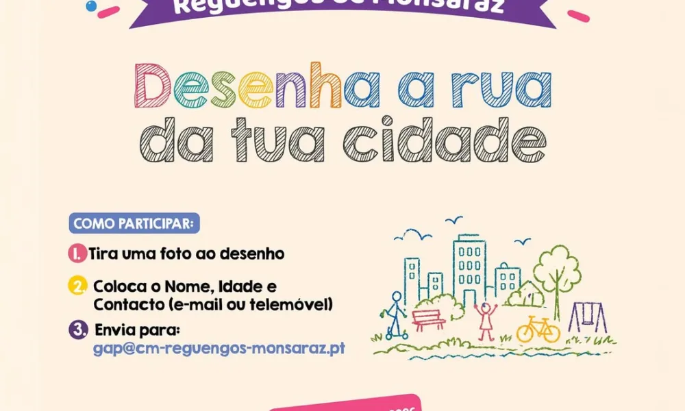 Dia Mundial da Criança | Desenha a rua da tua cidade

Queremos que os mais novos…