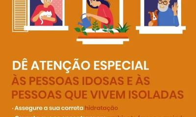 Em dias de muito calor, tenha atenção às pessoas mais vulneráveis. A desidrataçã…
