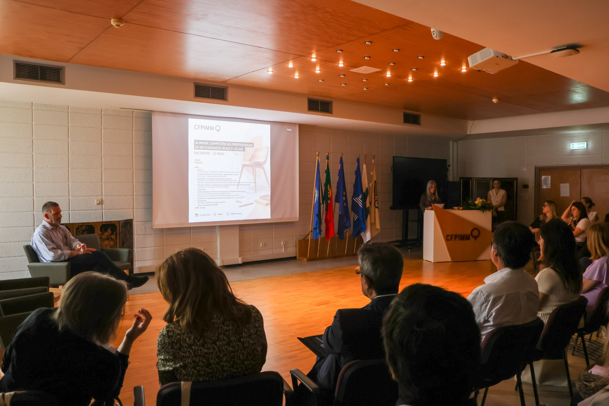 Encontro no CFPIMM debate alinhamento de competências profissionais com necessidades da fileira da madeira e mobiliário