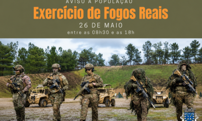 Exercício militar com fogos reais decorre hoje entre Resende e Cinfães