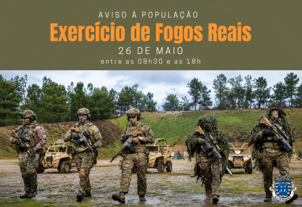 Exercício militar com fogos reais decorre hoje entre Resende e Cinfães