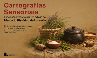 Exposição evocativa da 10.ª edição do Mercado Histórico de Lousada patente na Biblioteca Municipal de 22 de maio a 12 de junho