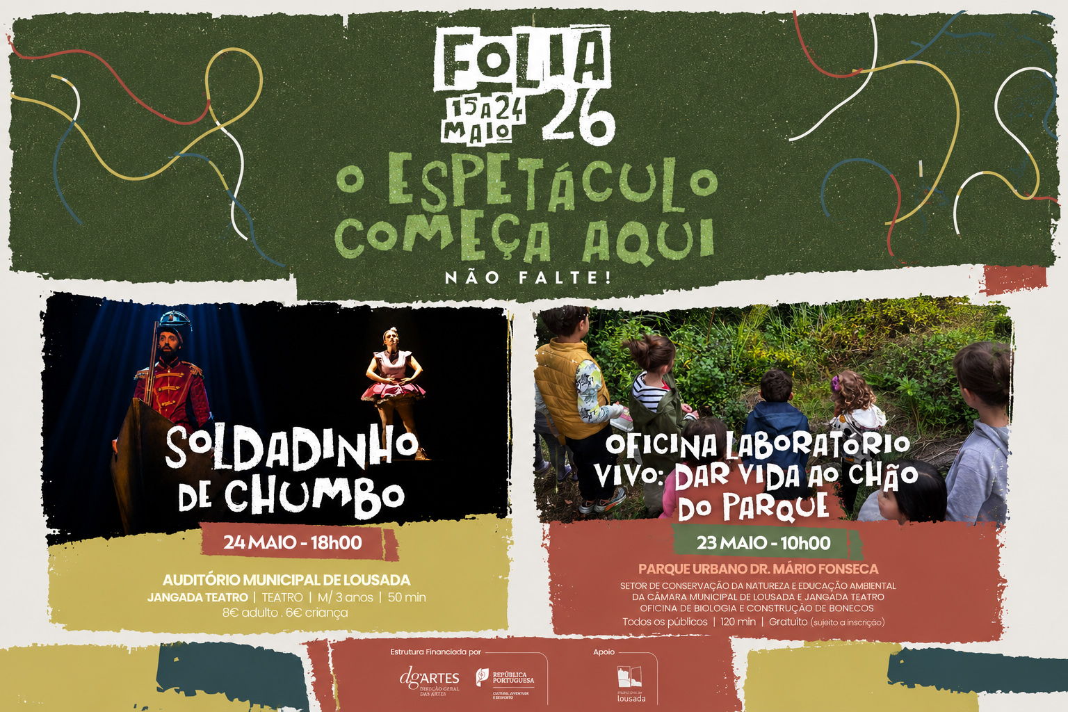 FOLIA – Festival Internacional de Artes do Espetáculo regressa a Lousada de 15 a 24 de maio