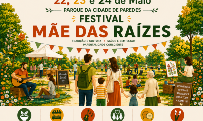 Festival Mãe das Raízes decorre no Parque da Cidade de Paredes de 22 a 24 de maio com atividades para todas as idades