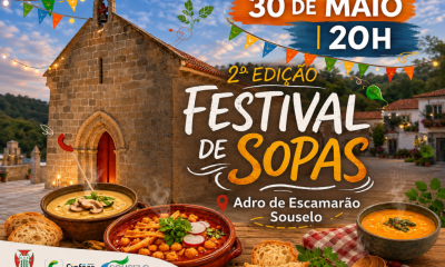Festival de Sopas regressa a Souselo para uma noite de sabores tradicionais e convívio