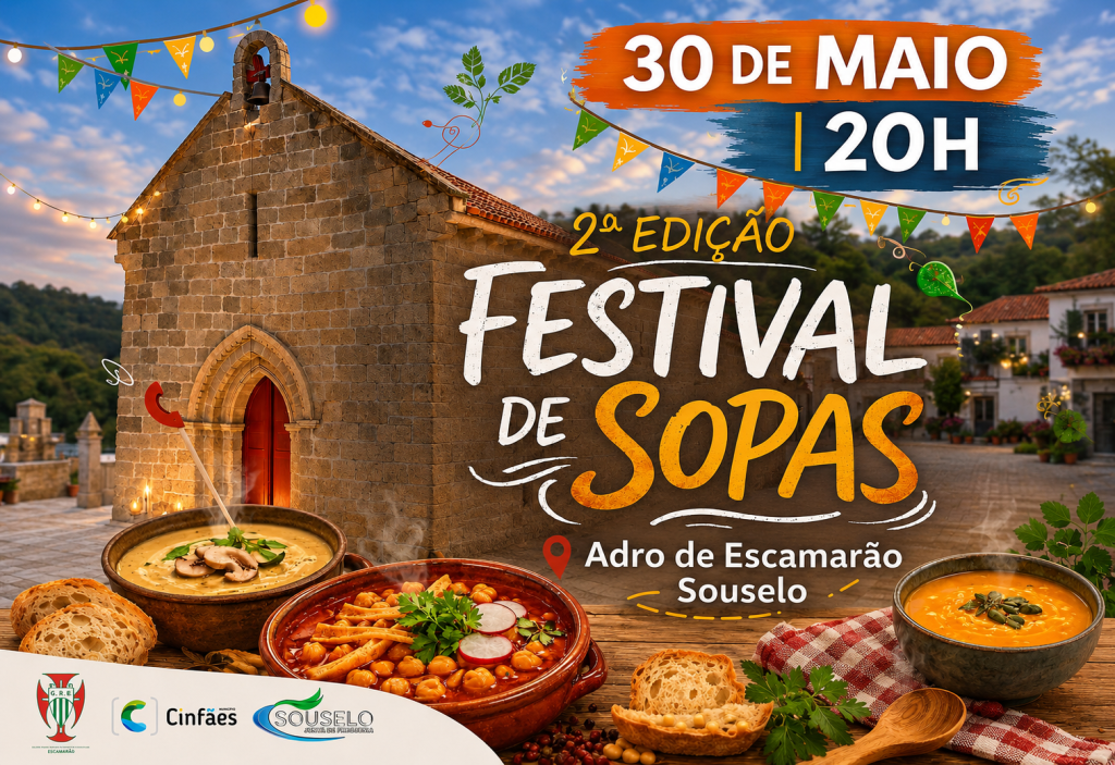 Festival de Sopas regressa a Souselo para uma noite de sabores tradicionais e convívio
