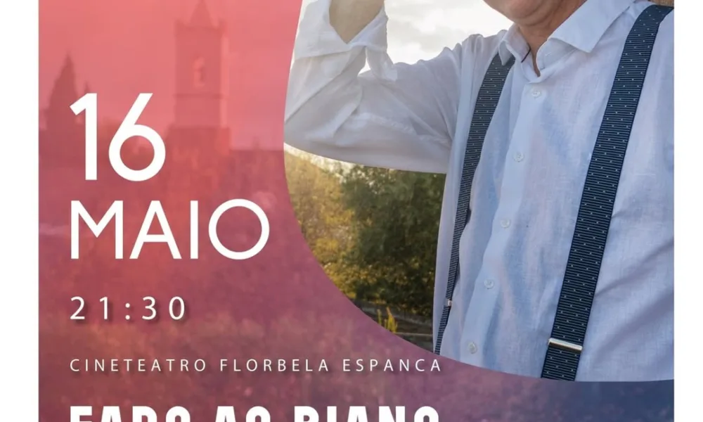 HOJE| ENTRADA GRATUITA
CONCERTO | “MÁRIO MOITA – FADO AO PIANO” | 16.05.2026 | 2…