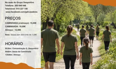 Inscrições abertas para caminhada em Casebres

“Caminhar pela sua Saúde!” é a …
