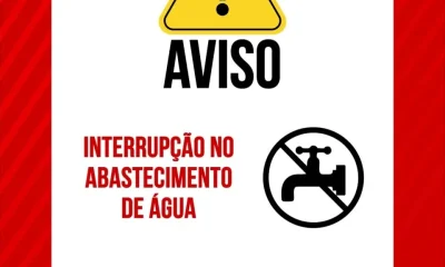 Interrupção no abastecimento de água para higienização de reservatórios da AgdA…