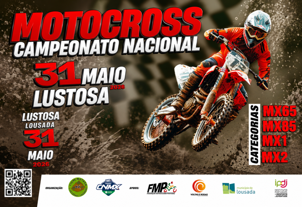 Lustosa recebe etapa do Campeonato Nacional de Motocross a 31 de maio