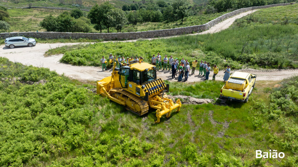 Máquina de rasto da CIM Tâmega e Sousa iniciou operações de gestão florestal em Baião