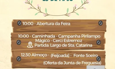 Marque na sua agenda 
 Dia 23 de maio, terá lugar a V Edição da Festa da Primav…