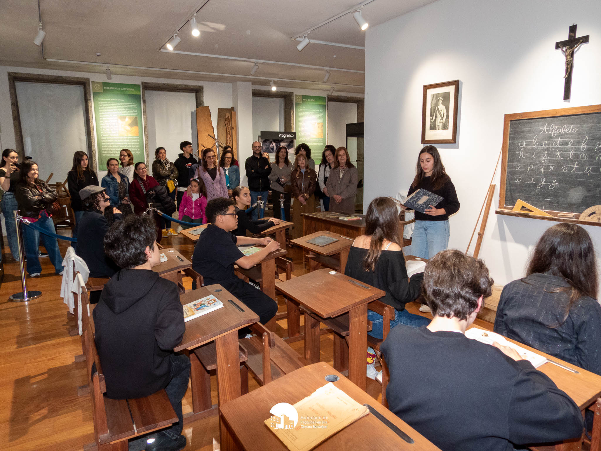 “Museu Vivo”: alunos da Escola Secundária de Paços de Ferreira encenaram visita teatral ao Museu do Móvel
