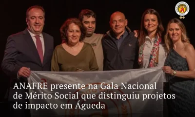 ANAFRE presente na Gala Nacional de Mérito Social que distinguiu projetos de impacto em Águeda