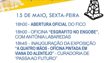O FICO começa HOJE! 

Oficinas, exposição, espaço infantil e música! 

Na Praça…