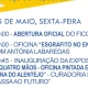 O FICO começa HOJE! 

Oficinas, exposição, espaço infantil e música! 

Na Praça…