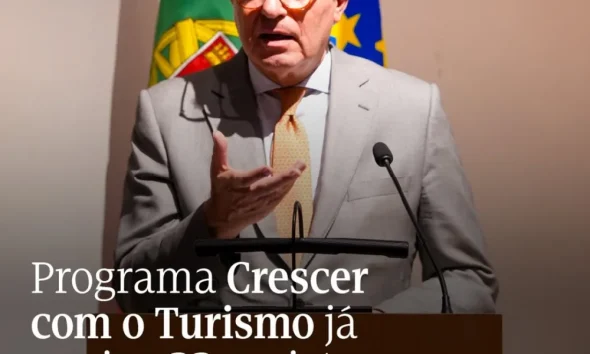 O Ministro da Economia e Coesão Territorial, Castro Almeida, presidiu à cerimóni…