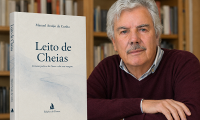 “Leito de Cheias”: novo livro de Manuel Araújo da Cunha leva os leitores numa viagem literária pelo Douro e pela memória